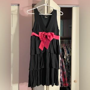 Tiered Dress with Bow